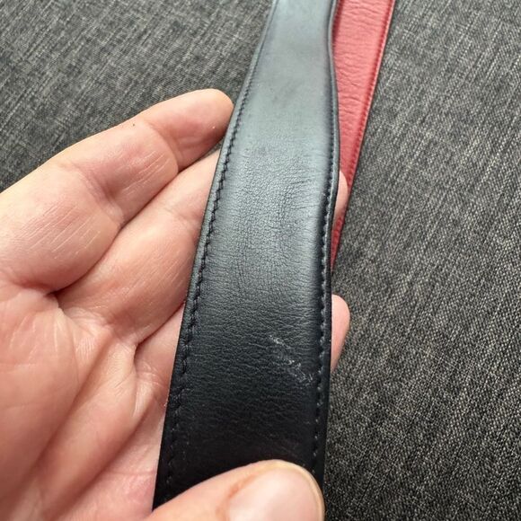 GUCCI REVERSIBLE LEATHER BELT - Picture 5 of 14